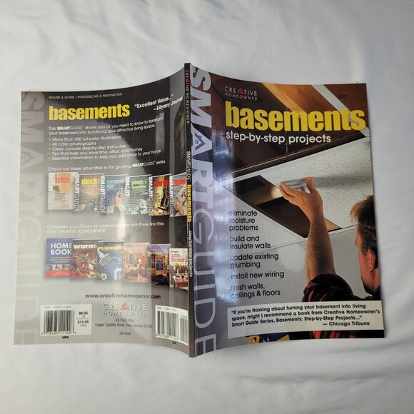 Smart Guide Basements Step-By-Step Projects 2003 Creative Homeowner carpentry 00 - Picture 4 of 17